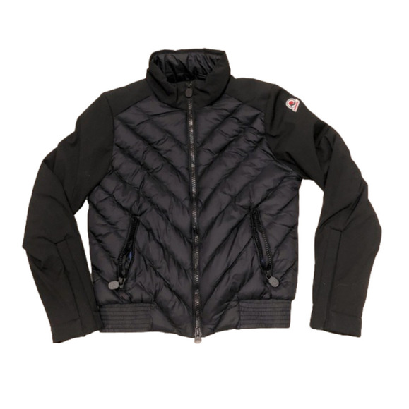 invicta Front Puffer Black w Blue Inner Shoulder Straps Stretchy Material Sz S - Picture 7 of 7